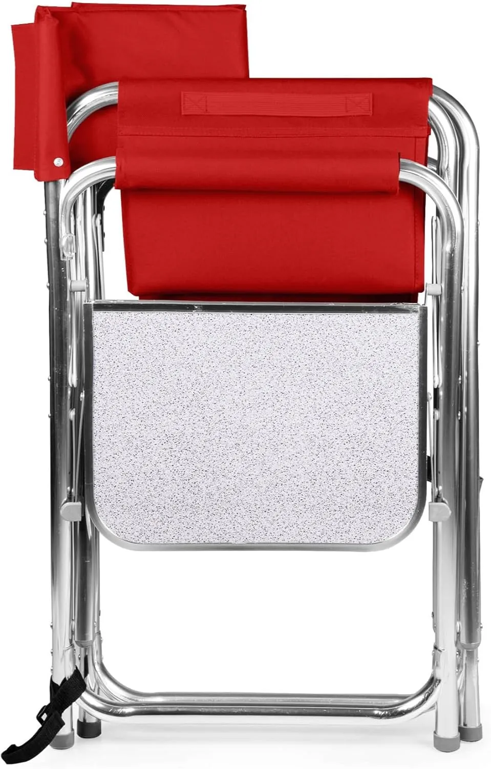 PICNIC TIME Sports Chair with Side Table, Camping Chair, Beach Chair, Camp Chair for Adults (Red)