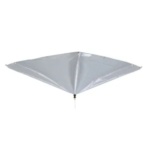PIG Roof Leak Diverter Tarp - 5' x 5' - Gray - TLS462-GY
