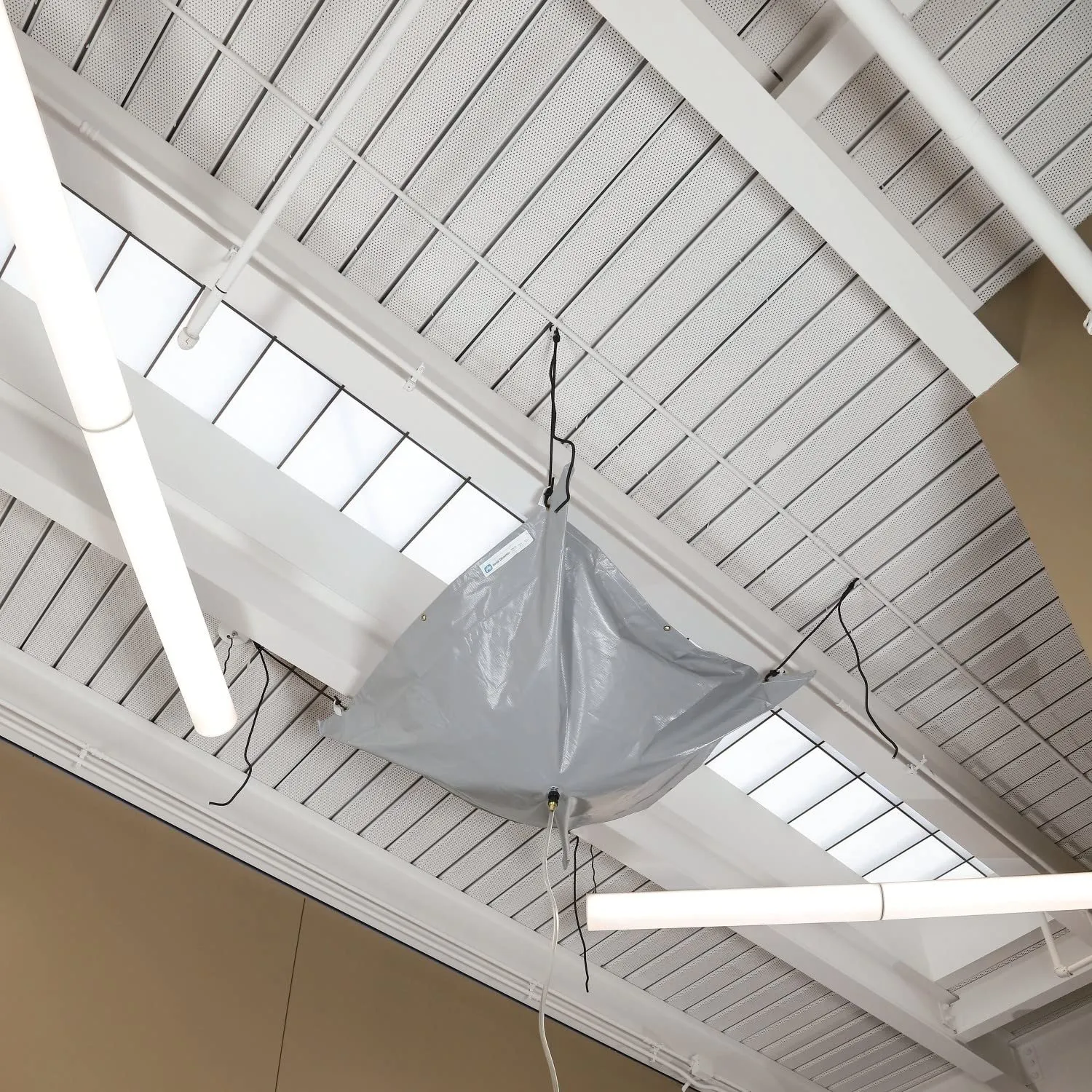 PIG Roof Leak Diverter Tarp - 5' x 5' - Gray - TLS462-GY