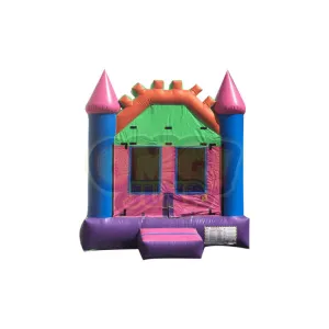 Pink Castle 3 Pink Bounce House - 11x11, 13x13