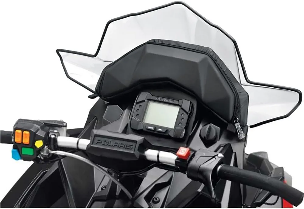Polaris Snowmobile Lock & Ride Heated Windshield Bag, Lock & Ride Technology, Molded Polyurethane Durability, for Dry and Heated Storage, Large - Part 2880374
