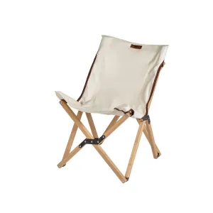 Portable Outdoor Bamboo Canvas Chair