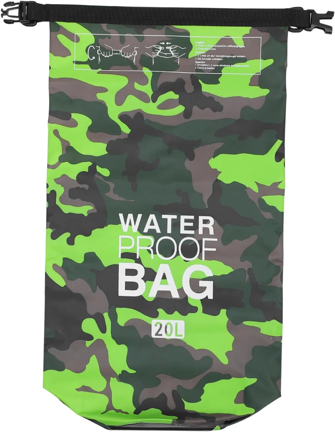 Portable Outdoor Waterproof Bag 20l Dry Bag for Swimming Beach Tour Camping Pvc Bucket Pack
