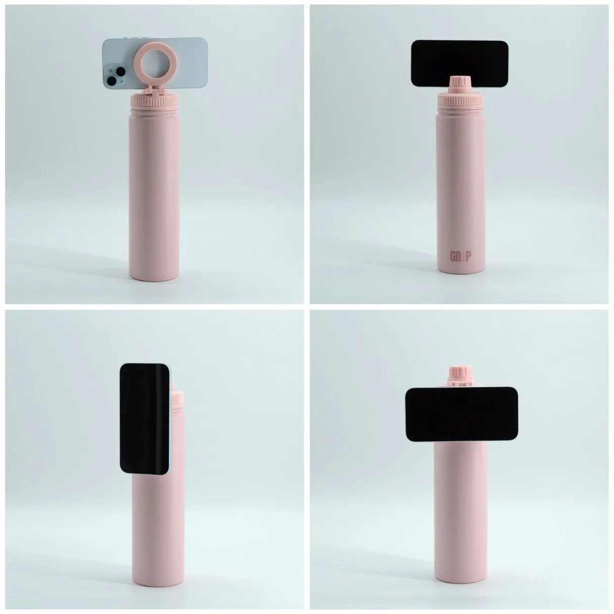 Premium 740ml Water Bottle with Magnetic Phone Holder