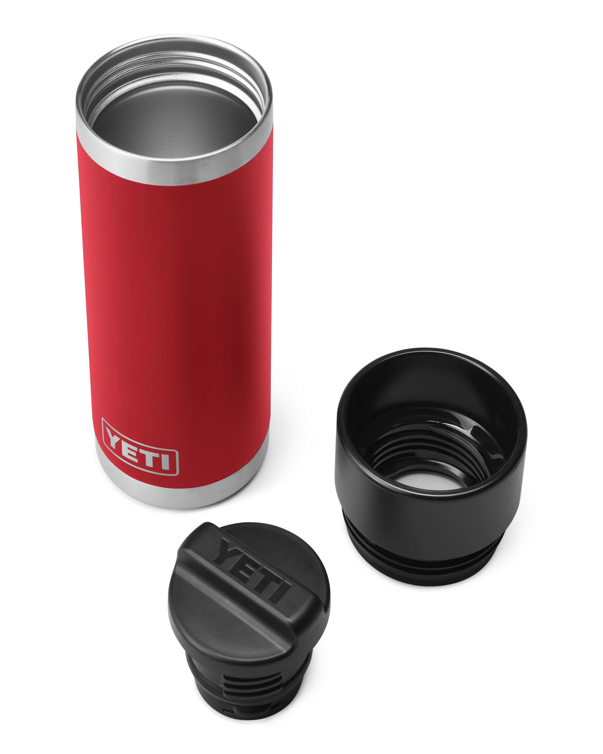 Rambler 18oz Bottle With Hotshot Cap in Rescue Red