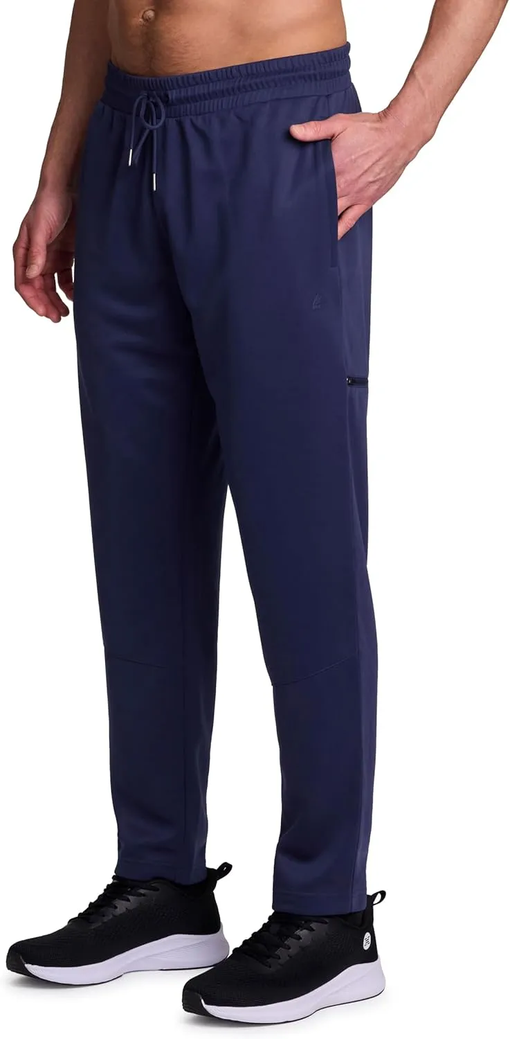 RBX Active Men's Athletic Performance Quick Dry Breathable Tapered Jogger Sweatpant with Pockets