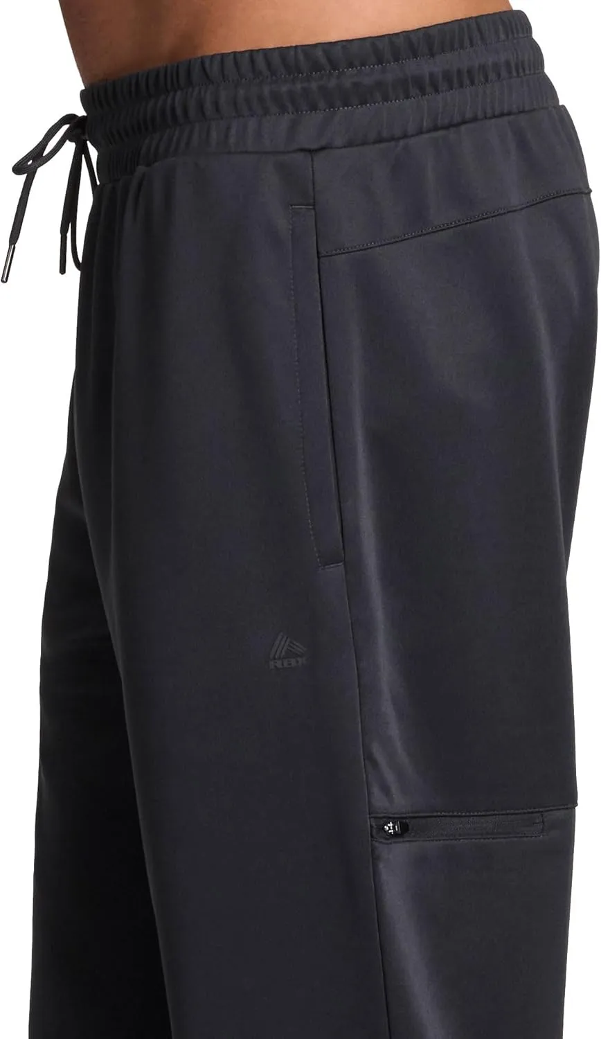RBX Active Men's Athletic Performance Quick Dry Breathable Tapered Jogger Sweatpant with Pockets