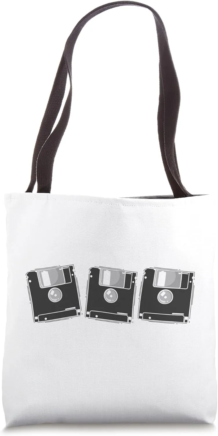 Retro Memory Modules Floppy Disks Tote Bag