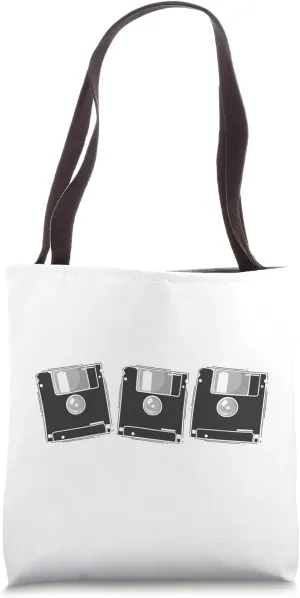 Retro Memory Modules Floppy Disks Tote Bag