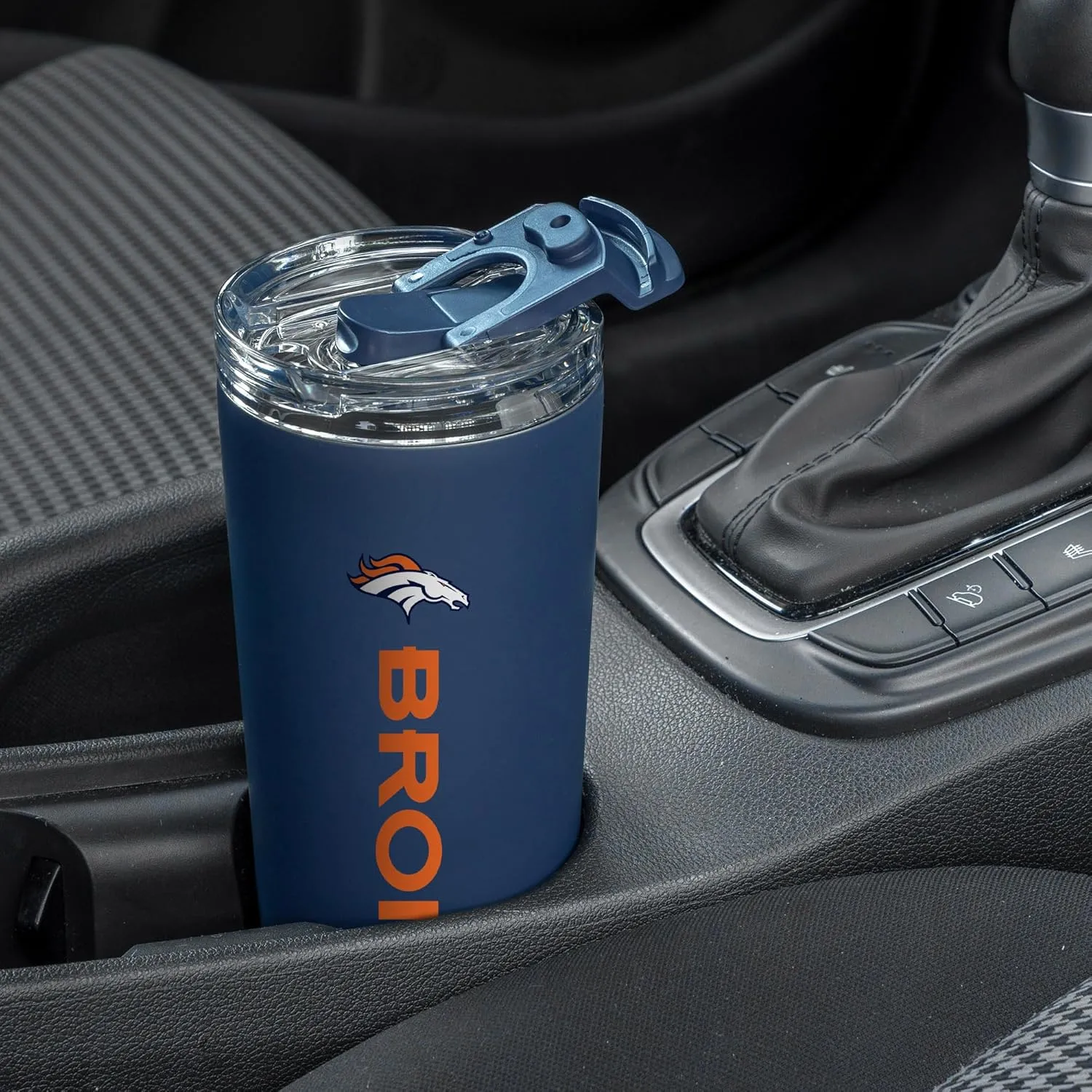 Rico Industries NFL Football 24oz Stainless Steel Tumbler with Lid and Dual Functioning Lid