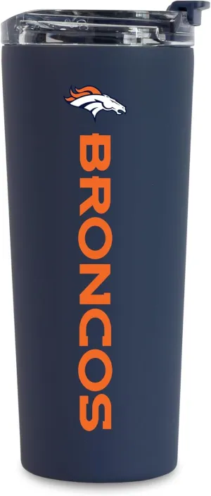 Rico Industries NFL Football 24oz Stainless Steel Tumbler with Lid and Dual Functioning Lid