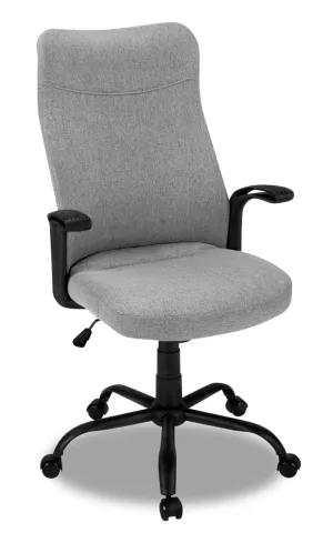 Roman 23" Ergonomically Designed Office Chair - Grey|Chaise de bureau Roman de 23 po à conception ergonomique - grise