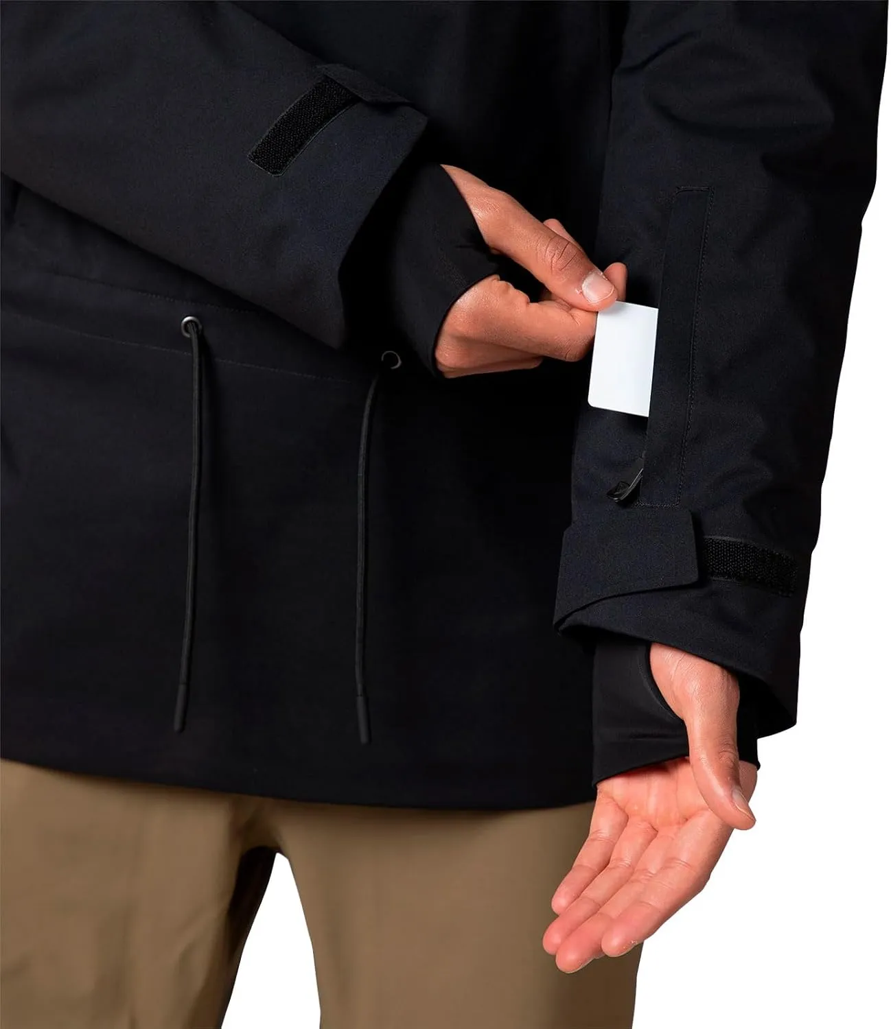 Rossignol Men's Snowboard Anorak Waterproof Windproof Ventilated Relaxed Fit Insulated 1/4 Zip Jacket with Multiple Pockets