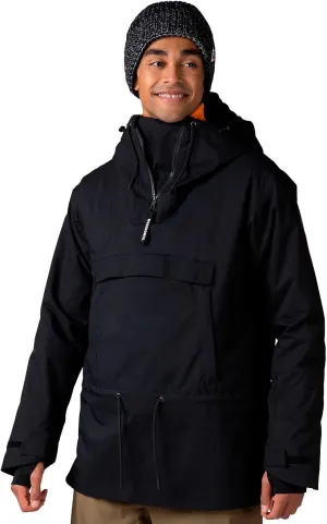 Rossignol Men's Snowboard Anorak Waterproof Windproof Ventilated Relaxed Fit Insulated 1/4 Zip Jacket with Multiple Pockets