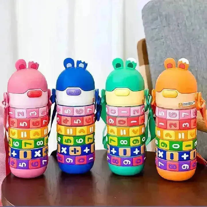 Rotating Numbers Educational Bottle For Kids (430 ml)