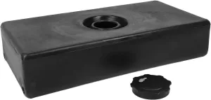 RV Water, 8 Gallons RV Water Holding, 26 X 13.4 X 5.5in, 85mm Diameter Inlet, Leakproof Freshwater and Gray Water Holding for RVs Trailers Boats, Impact
