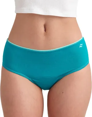 saalt Teen Brief Period Underwear - Leakproof Menstrual Underwear for Teen Girls - Full-Coverage Comfort