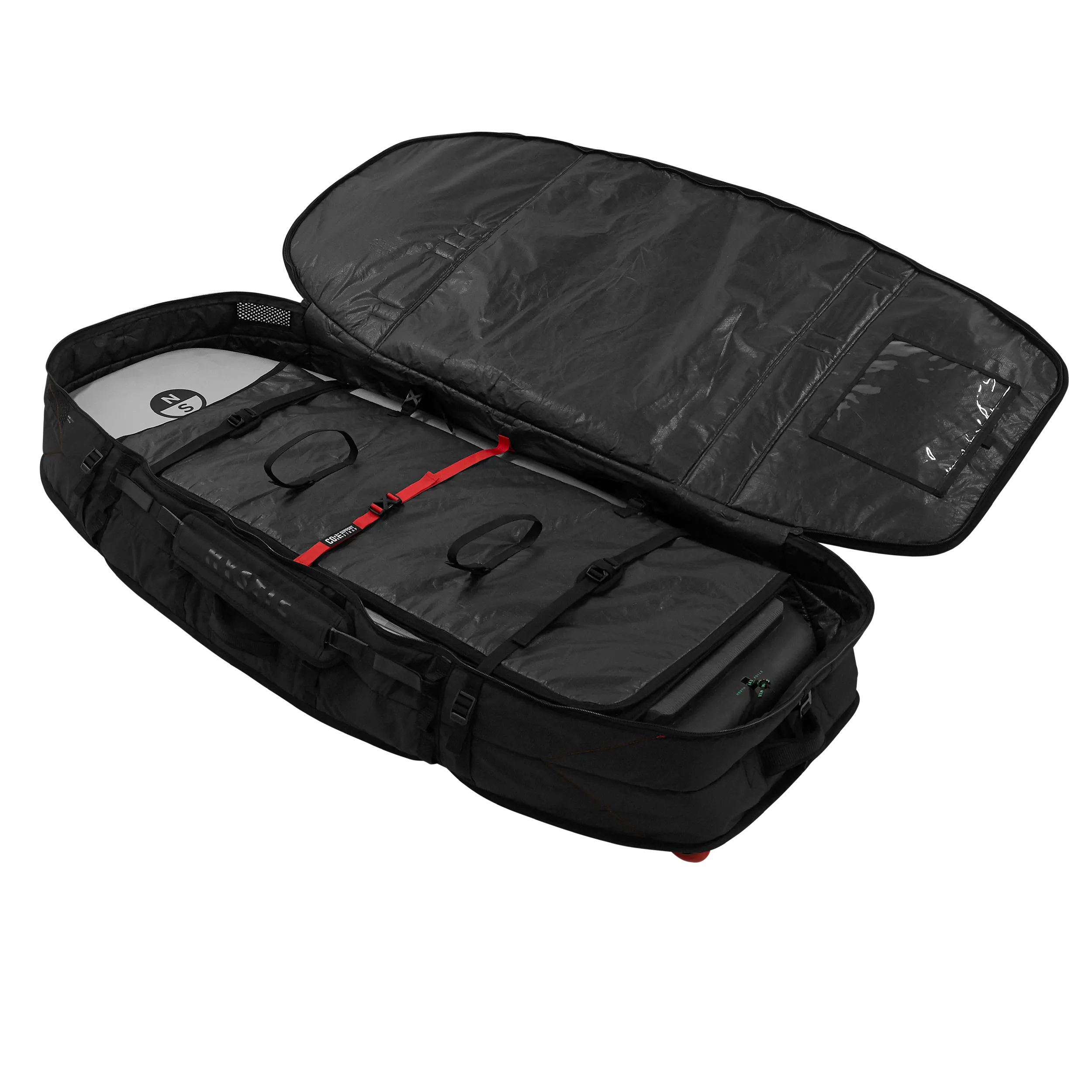 Saga Foil Boardbag, Black