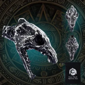 Screaming Aztec Death Whistle at High Decibel, The Dinosaur Skull Shape Authentic Human Scream Sound Death Whistle (Dinosaur Skull)