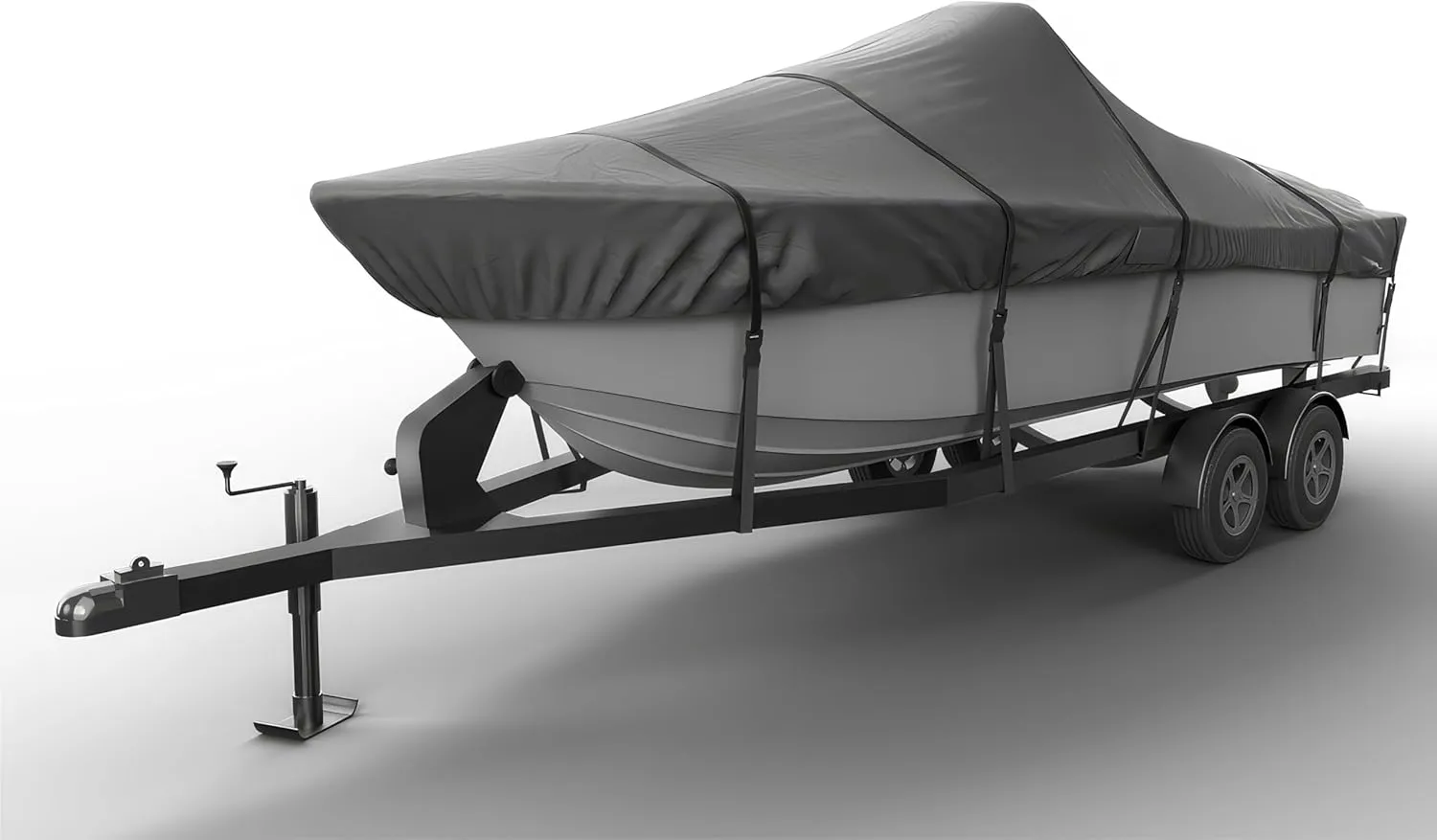 Seal Skin Covers Tri Hull Boat Cover, Waterproof Marine-Grade Cover Fits Up to 15'L & 86" W, Heavy-Duty & UV-Resistant, Secure Fit with Straps for All-Weather Protection