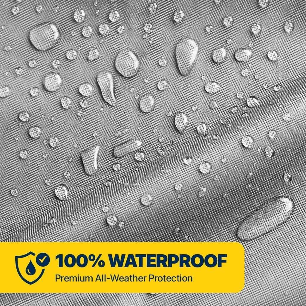 Seal Skin Covers Tri Hull Boat Cover, Waterproof Marine-Grade Cover Fits Up to 15'L & 86" W, Heavy-Duty & UV-Resistant, Secure Fit with Straps for All-Weather Protection