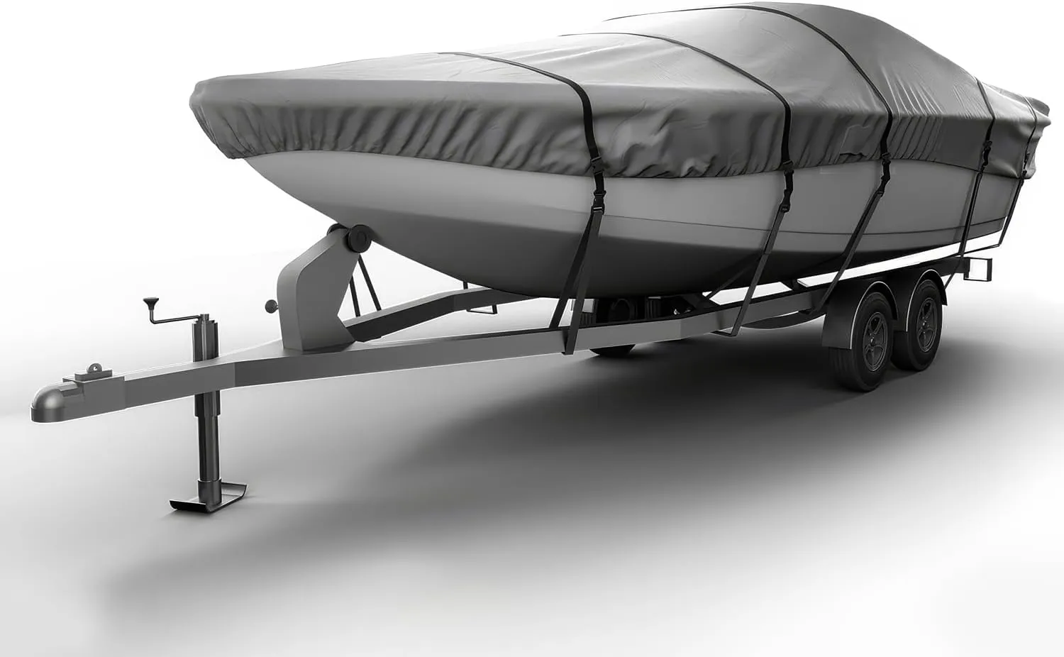 Seal Skin Covers V-Hull Cuddy Cabin Boat Cover, Waterproof, Heavy-Duty Marine-Grade Polyester, Fits 24'-26' L & 108" W, All-Weather Protection, Snug Fit with Straps & Buckles