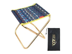 Seat Camping Blue Stool Storage Seasonal clearance Exclusive savings - Portable Chair Outdoor Folding Bag with