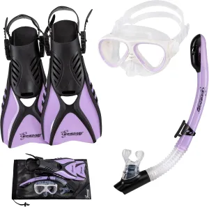 Seavenger Hanalei Anti-Fog 4-Piece Snorkeling Set