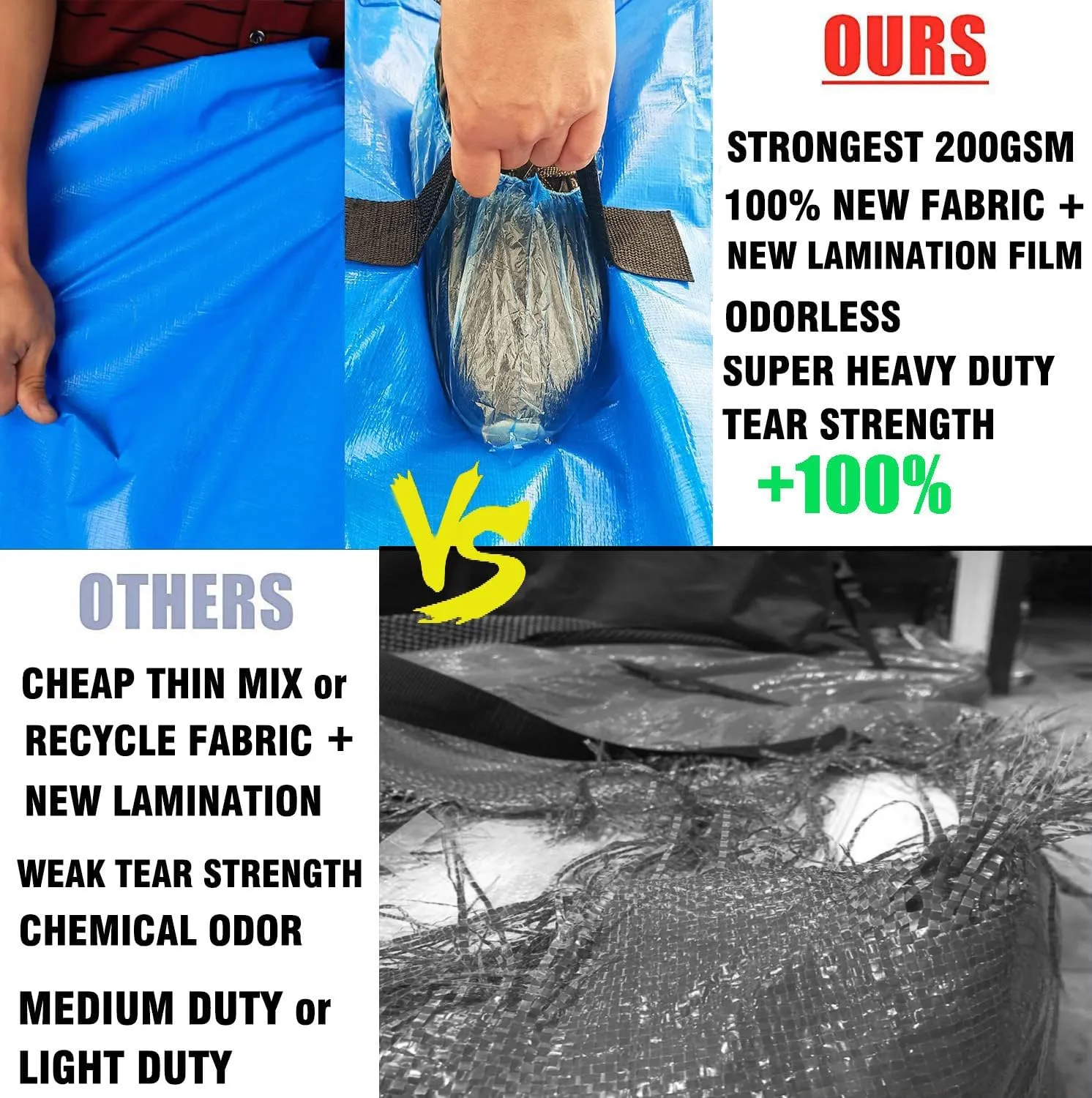 SGPAC Heavy Duty Mattress Bags for Moving and Storage,Extra Thick Twin Mattress Storage Bag,Mattress Cover for Moving with Reinforced Handles and Zipper Closure to Prevent Rips,Made of New Material
