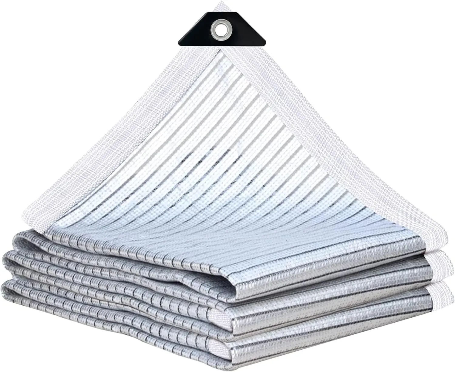 Shade Cloth - 80% Garden Shade Cloth, Mesh Tarp - for Greenhouse Plants Patio Sun Shade - for Cars Pergola Chicken Coops Dogs with Grommets Outdoor Shade Covers