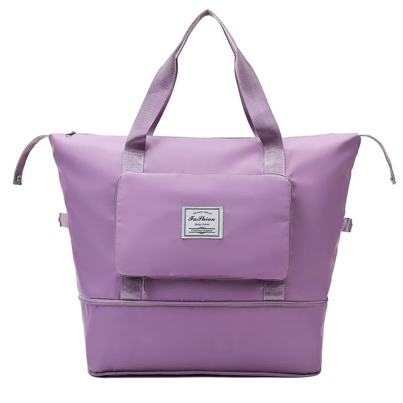 Short Distance Dry Wet Separation Foldable Boarding Luggage