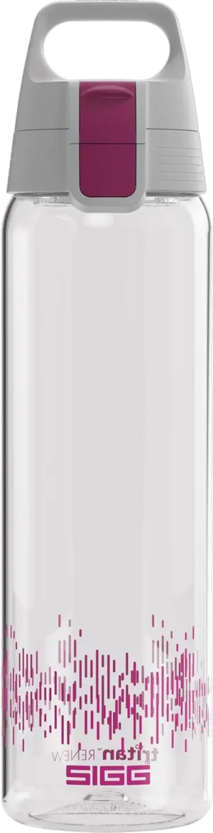 SIGG - Tritan Renew Transparent Water Bottle - Total Clear ONE MyPlanet - For Carbonated Beverages - Dishwasher Safe - With Fruit Strainer - Leakproof & Lightweight - BPA Free - 17 Oz / 25 Oz / 51 Oz