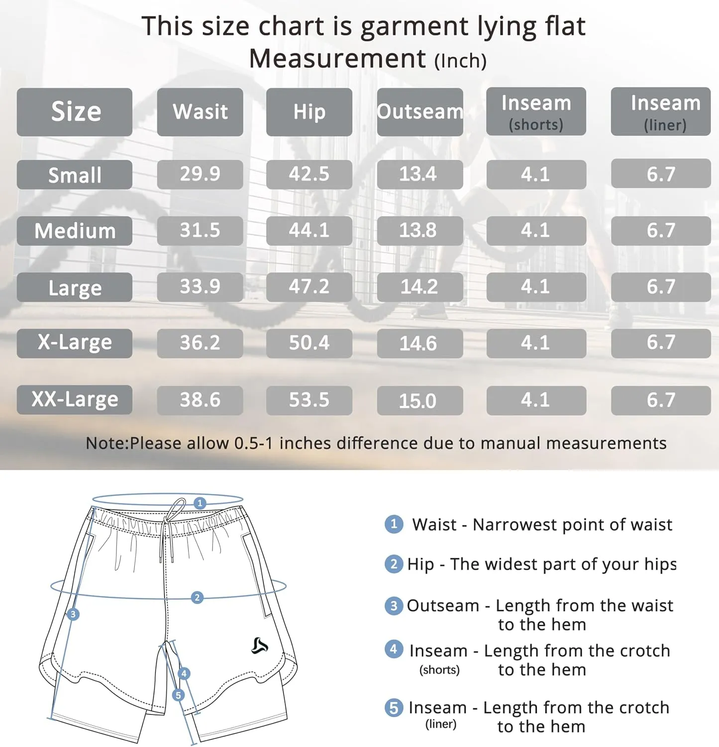 SILKWORLD Gym Shorts Men 2 in 1 Quick Dry Athletic Shorts 2~3 Pack Running Shorts for Men with Zipper Pockets