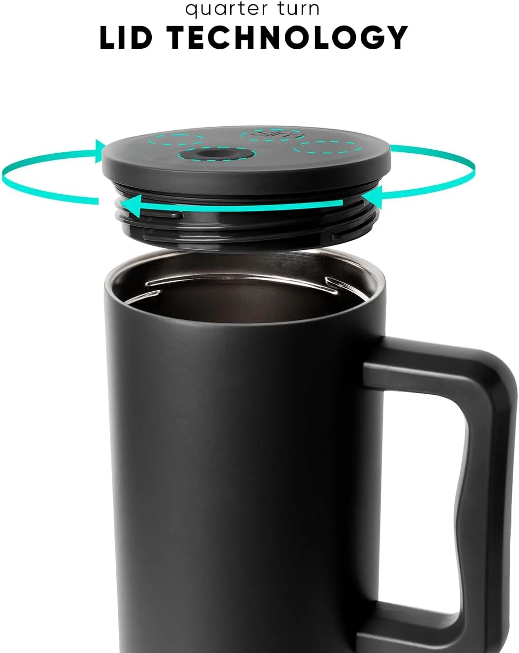 Simple Modern 40 oz Trek Tumbler with Handle and Straw Lid | Cup Holder Friendly Insulated Stainless Steel Travel Mug | Berry Twist