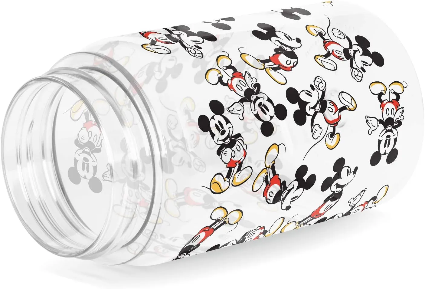 Simple Modern Disney Mickey Mouse Kids Water Bottle Plastic BPA-Free Tritan Cup with Leak Proof Straw Lid | Reusable and Durable for Toddlers, Boys | Summit Collection | 12oz, Mickey Mouse Retro