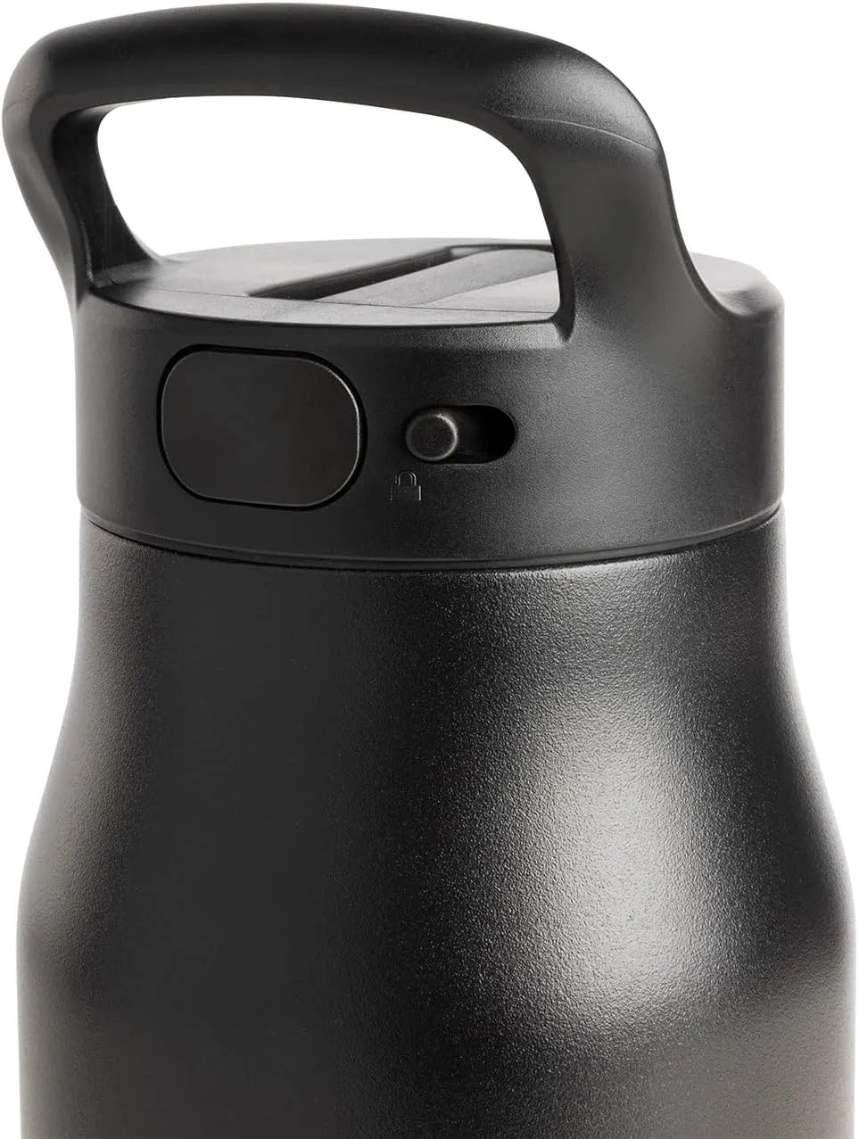 Simple Modern Water Bottle with Push Button Straw Lid | Ceramic-Lined Insulated Stainless Steel | Travel Water Bottles for Gym & Sports | Leak Proof | Mesa Signature Collection | 34oz, Winter White