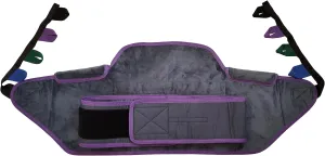 Sit to Stand Assist Standing Sling w/Belt (Large) fits Hoyer, Invacare, McKesson, Drive, Lumex, Medline, Joerns and Other Sit to Stand Lifts, Solid Fabric Polyester Patient Lift Slings