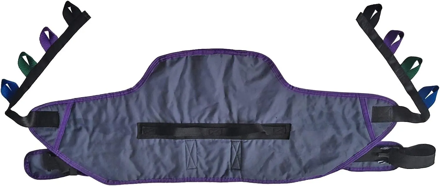 Sit to Stand Assist Standing Sling w/Belt (Large) fits Hoyer, Invacare, McKesson, Drive, Lumex, Medline, Joerns and Other Sit to Stand Lifts, Solid Fabric Polyester Patient Lift Slings