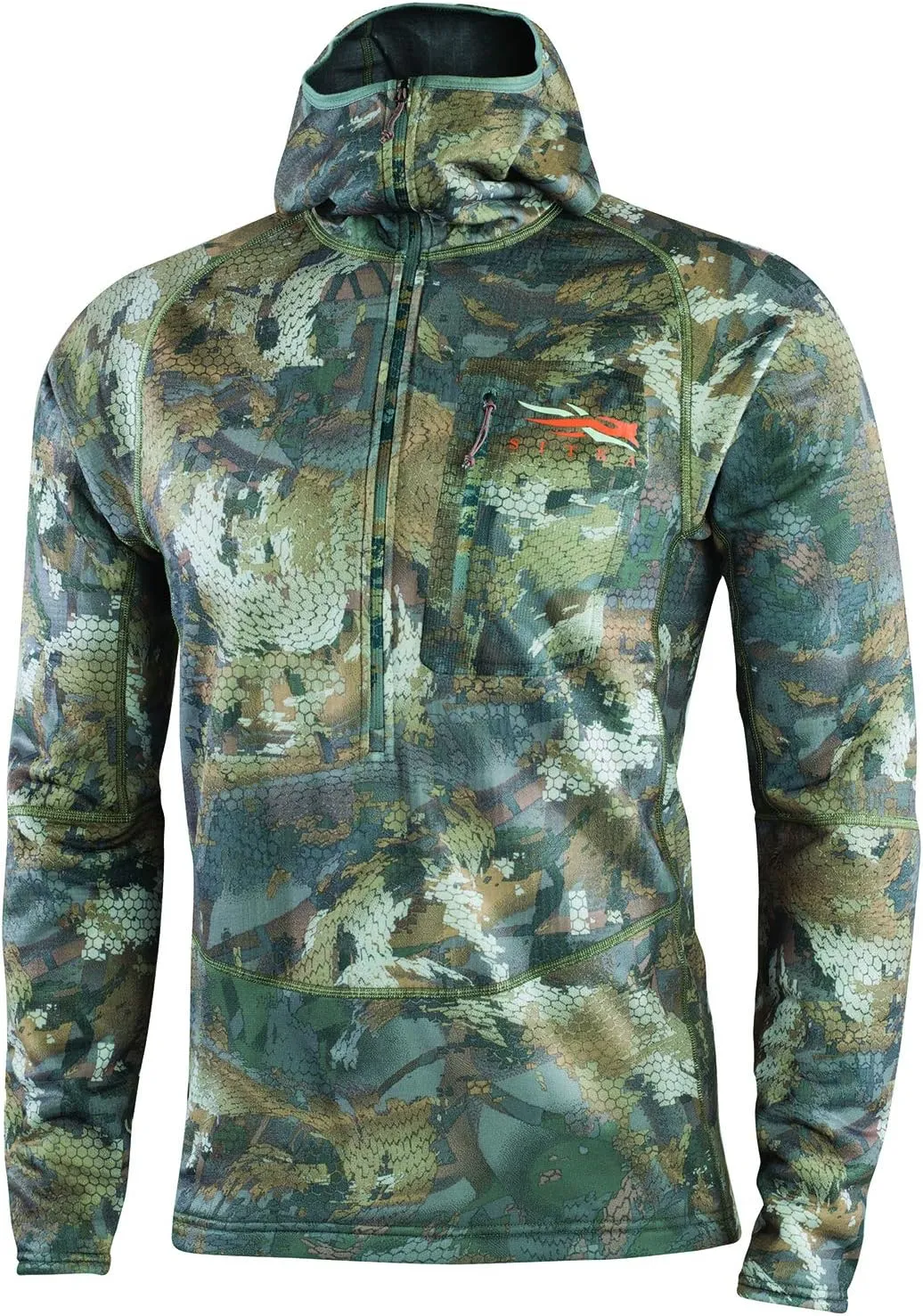 SITKA Men's Grinder Insulated Fleece Camo Hunting Hoody