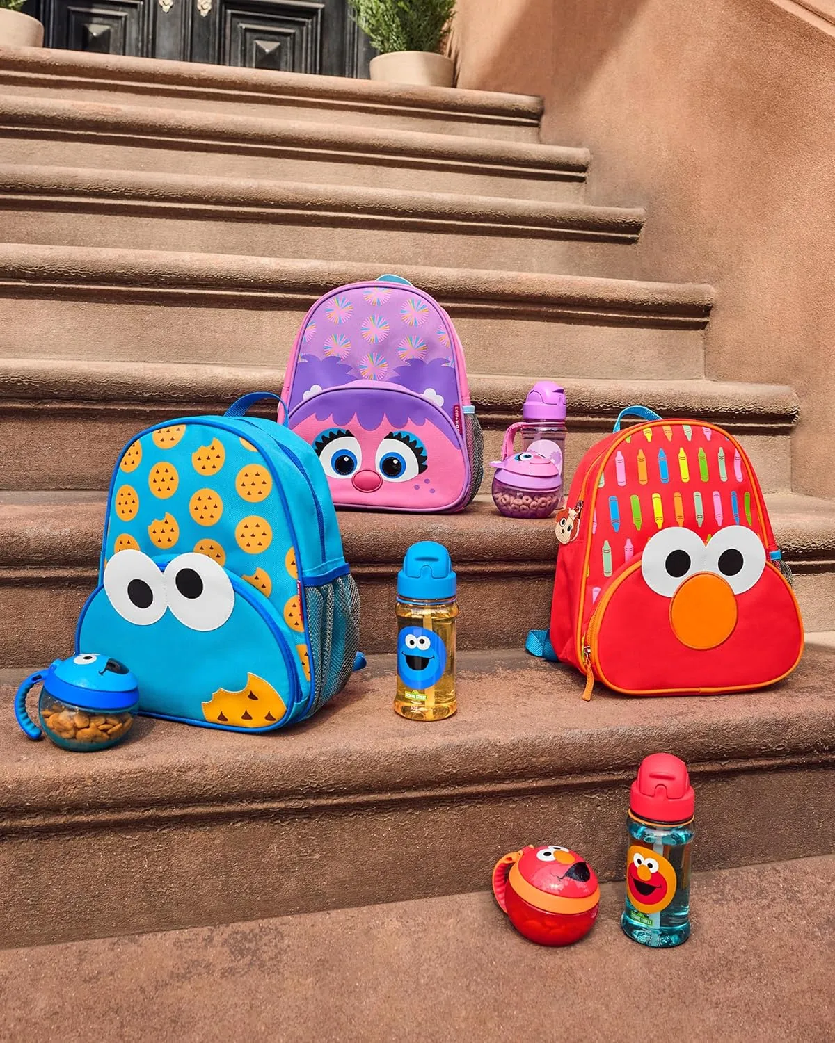 Skip Hop x Sesame Street Toddler Backpack, Preschool Ages 3 , Cookie Monster
