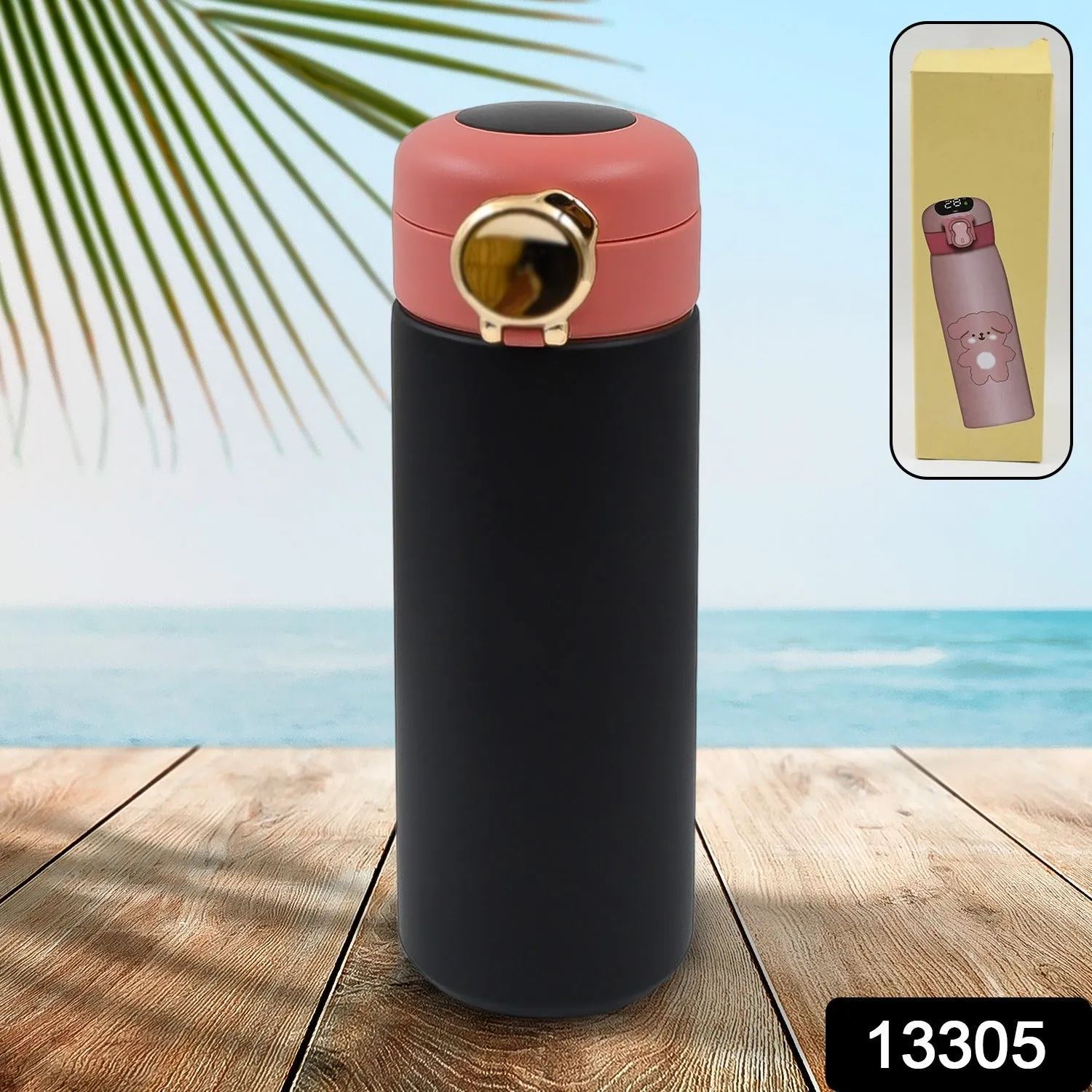 Smart Vacuum Insulated Water Bottle LED Display