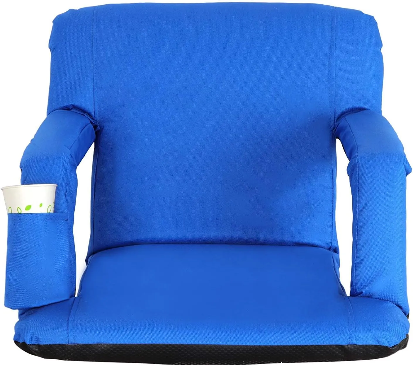 Smartxchoices 20.5"/24.5" Wide Stadium Seat Chair Bleacher Seats Padded with Back Support, Cushion, Arms, Pockets, Anchor Straps, Portable Folding Seat with Shoulder Straps