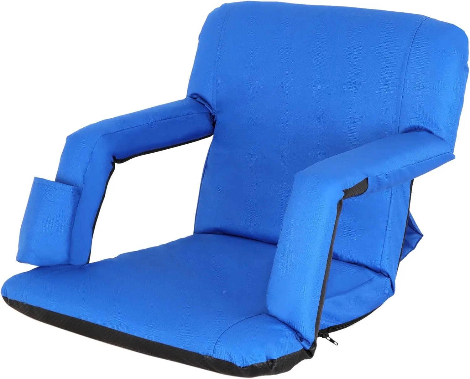 Smartxchoices 20.5"/24.5" Wide Stadium Seat Chair Bleacher Seats Padded with Back Support, Cushion, Arms, Pockets, Anchor Straps, Portable Folding Seat with Shoulder Straps