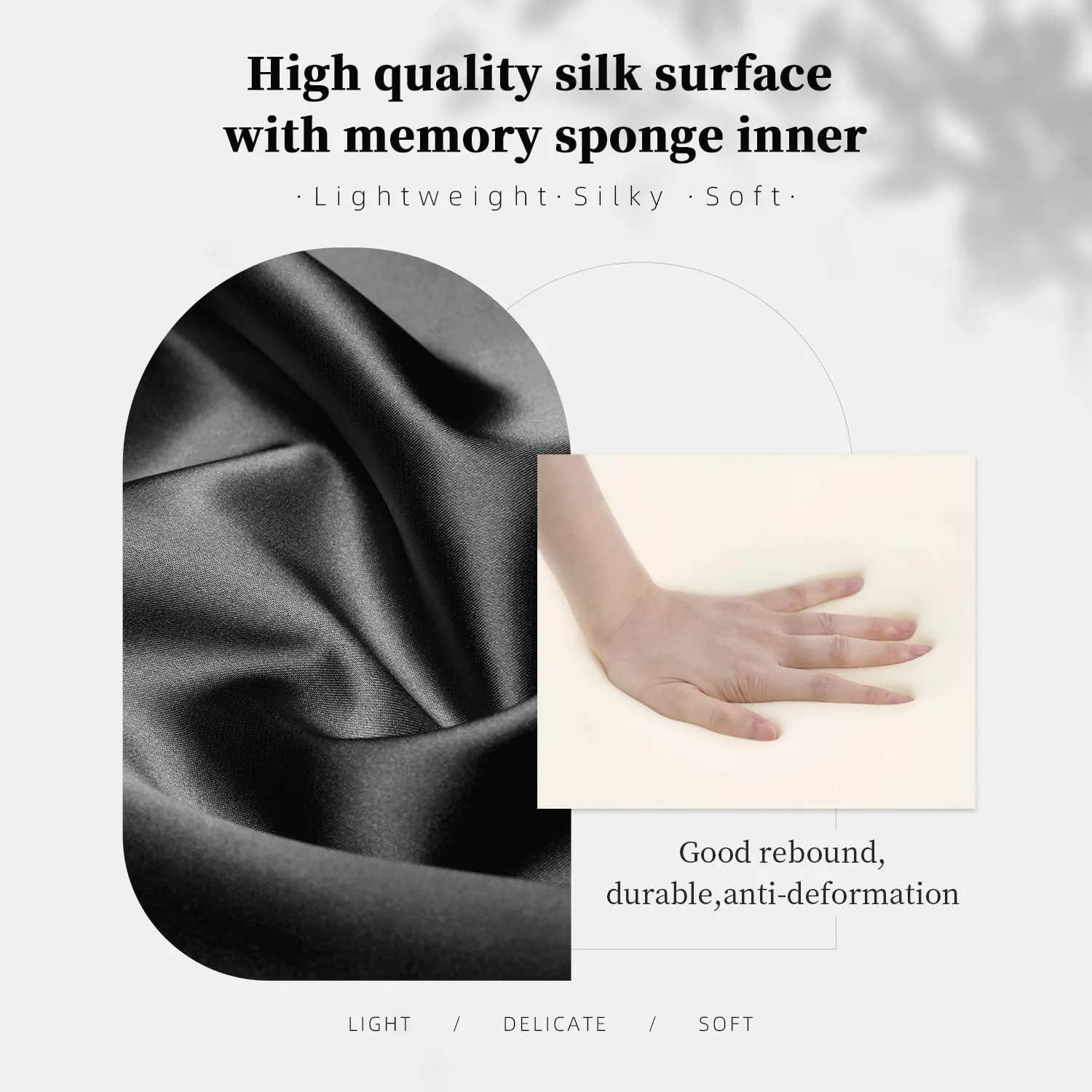 Speedy 30 Bag Pillow, Purse Shaper Insert Compatible with LV Speedy Bag, Handbag Filler with Soft Silk Surface and Memory Foam Inner Without Overfull, Moisture-Proof (Black, Speedy30)