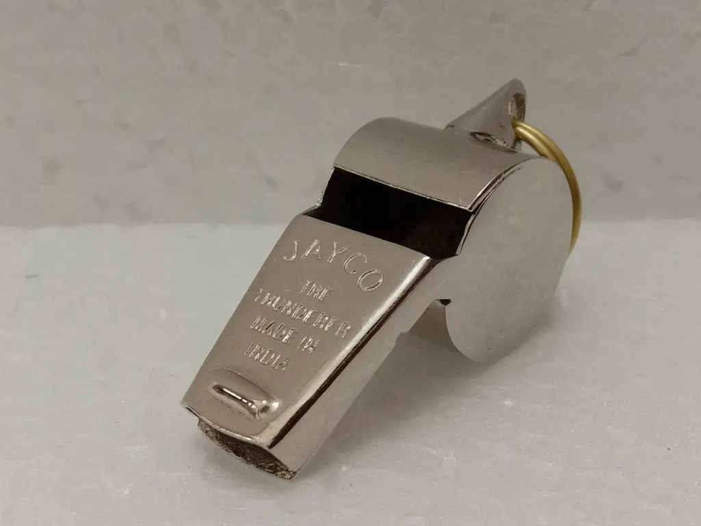 Sports Gold Plate Brass Whistle -Survival Emergency Security Forces | Heavy Duty (3000)