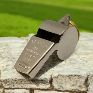 Sports Gold Plate Brass Whistle -Survival Emergency Security Forces | Heavy Duty (3000)