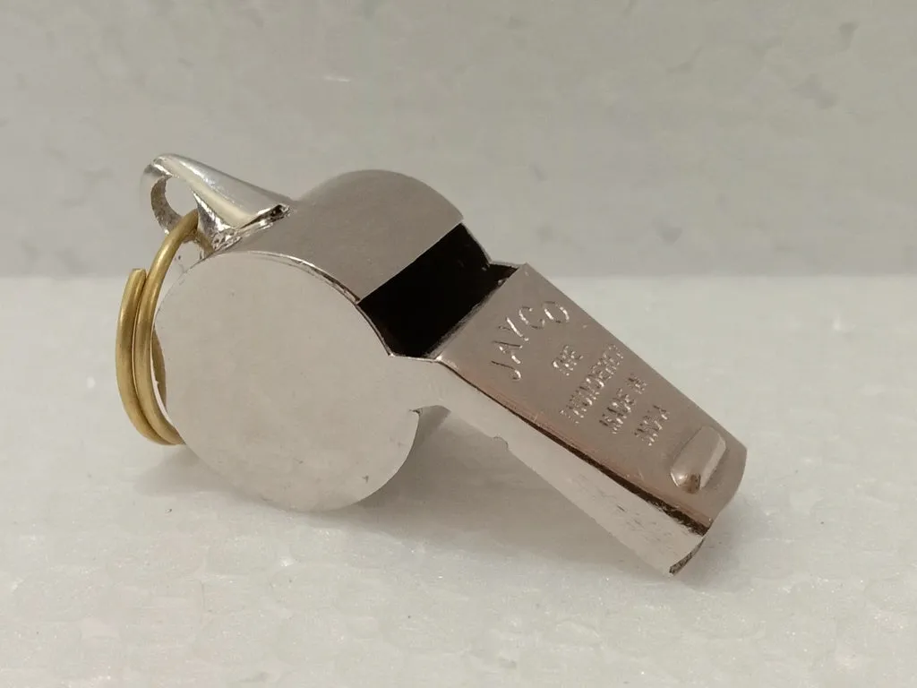 Sports Gold Plate Brass Whistle -Survival Emergency Security Forces | Heavy Duty (3000)