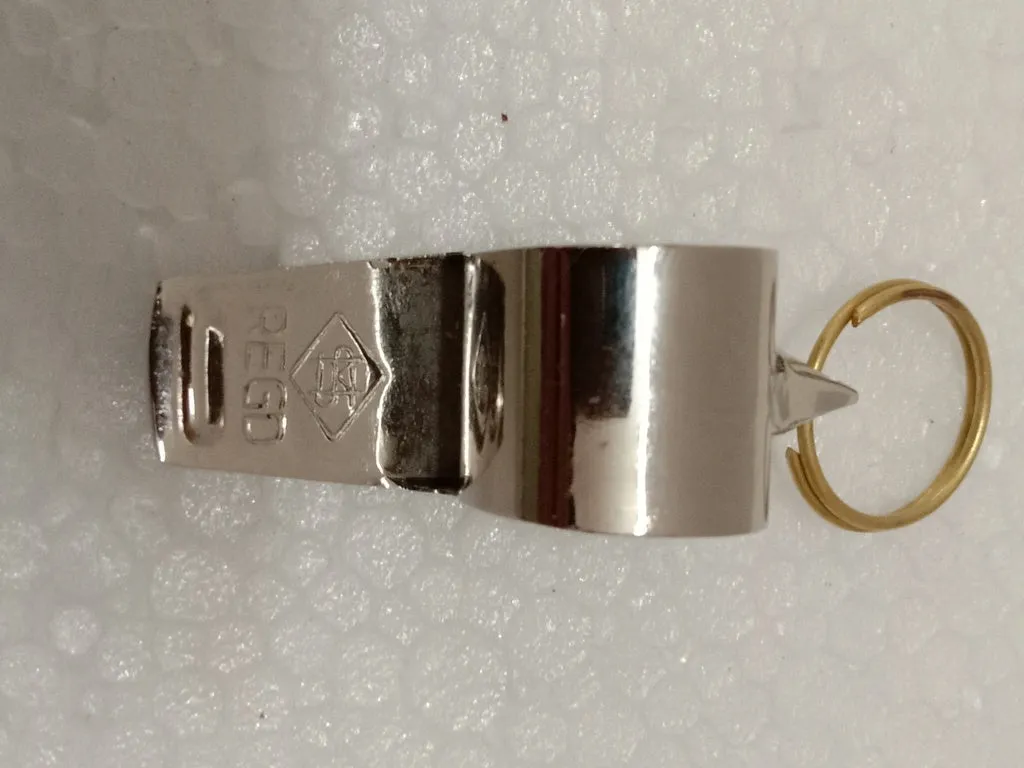Sports Gold Plate Brass Whistle -Survival Emergency Security Forces | Heavy Duty (3000)
