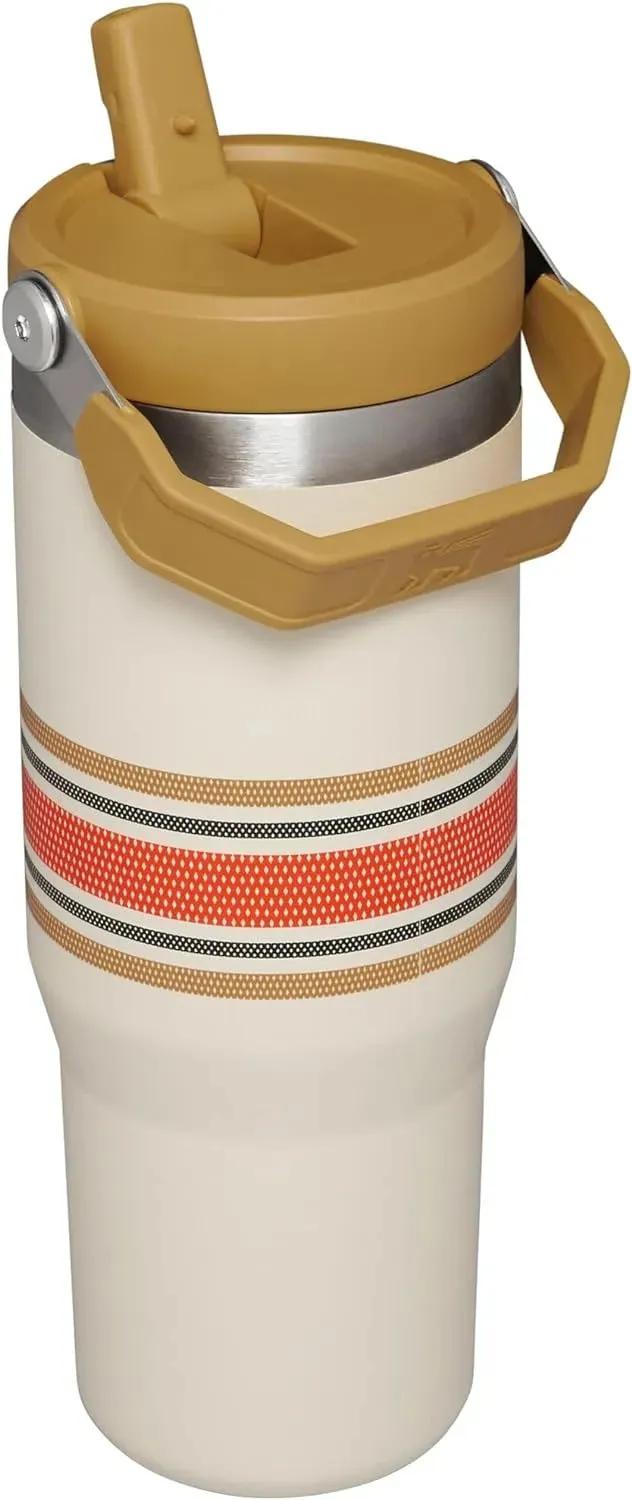 Stanley 0.88 L | Cream Mesh The IceFlow Flip Straw Tumbler | 30 OZ (Special Edition )