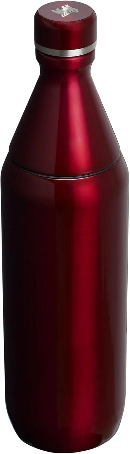 STANLEY All Day Slim Bottle 20-34 OZ | Twist off Lid with Leakproof Seal | Slim Design for Travel & Gym | Insulated Stainless Steel | BPA-Free